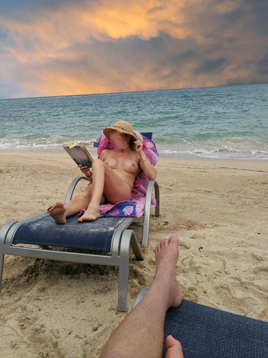 The worst aspect of visiting a nude beach is putting your clothes back on to leave