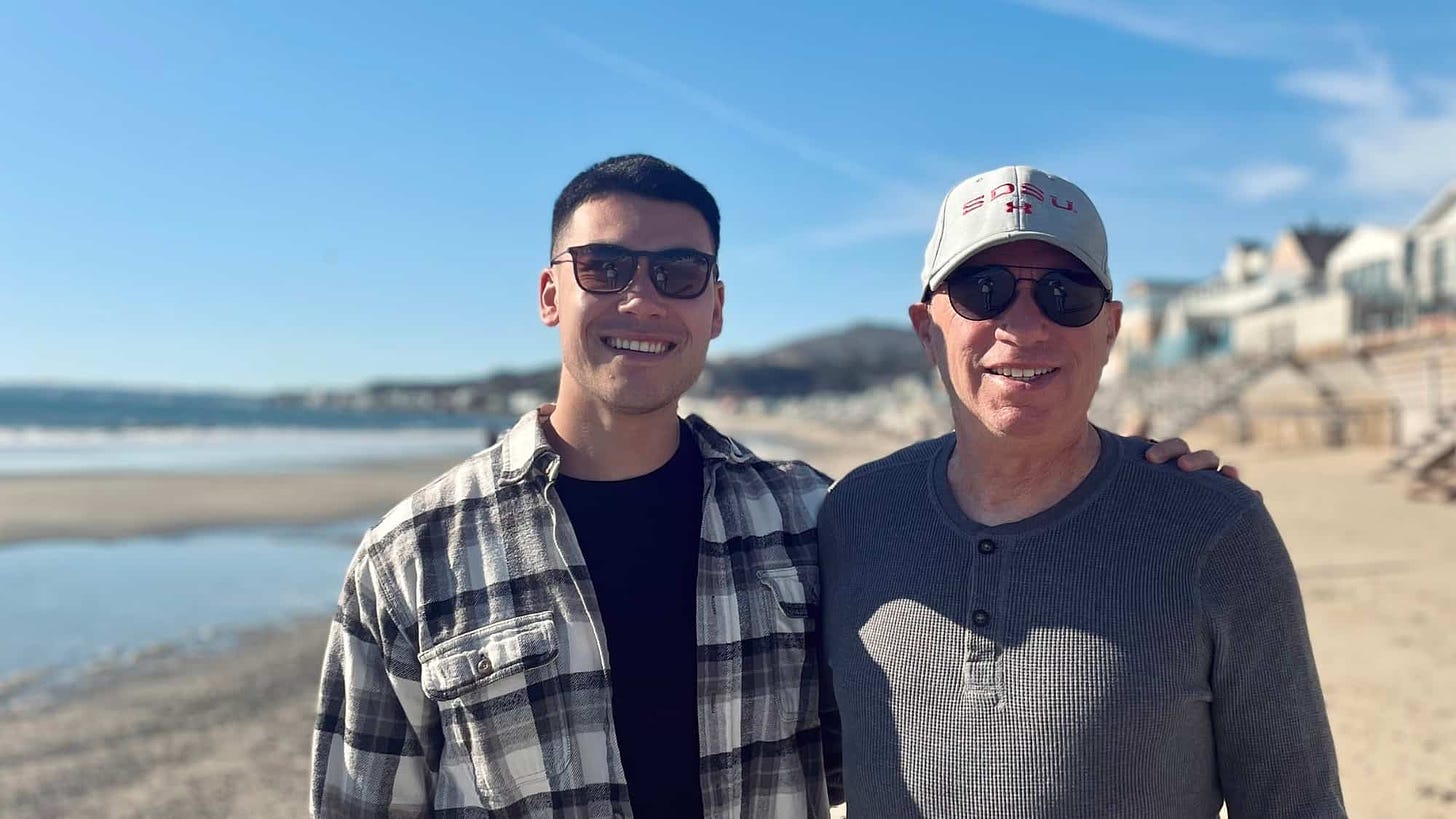 Phil Rosen and father Larry Rosen 