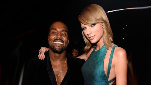 taylor swift kanye west album on hold 2015 gossip