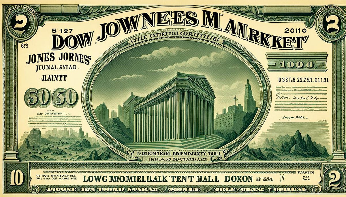 Dow Jones money market fake bill