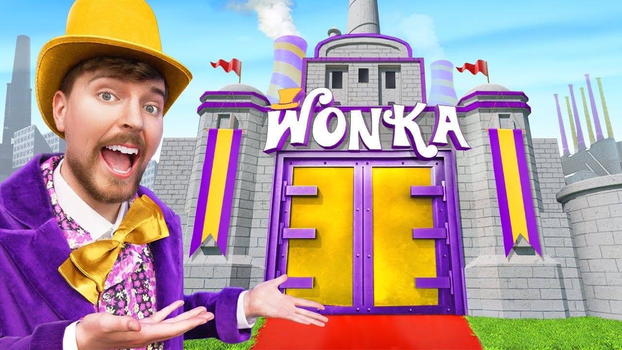 I Built Willy Wonka's Chocolate Factory! - YouTube