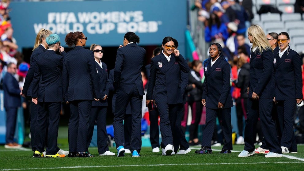 USWNT debuts new custom Nike, Martine Rose suits at FIFA Women's World Cup  - ABC News