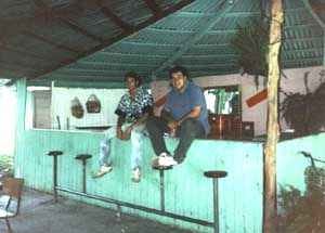 Carlos Prado and Jafree Ozwald in Costa Rica