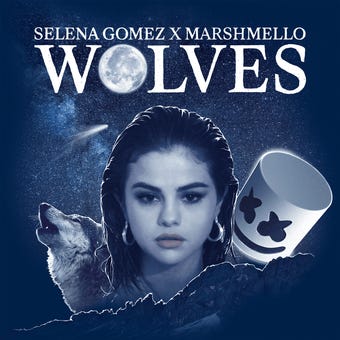 Cover art for Wolves by Selena Gomez & Marshmello