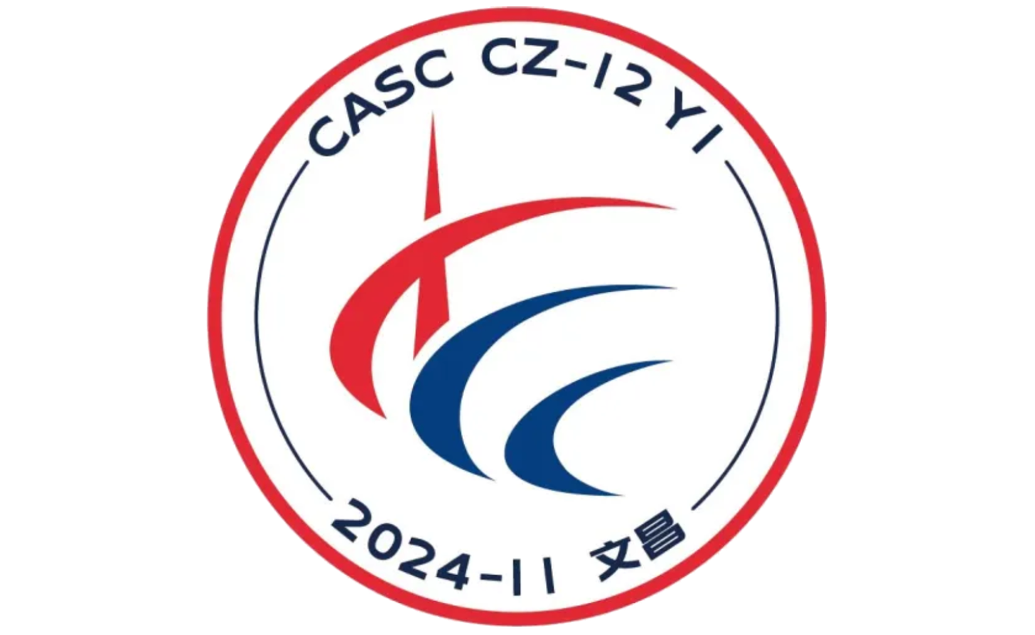 The Long March 12 Y1 launch mission patch.