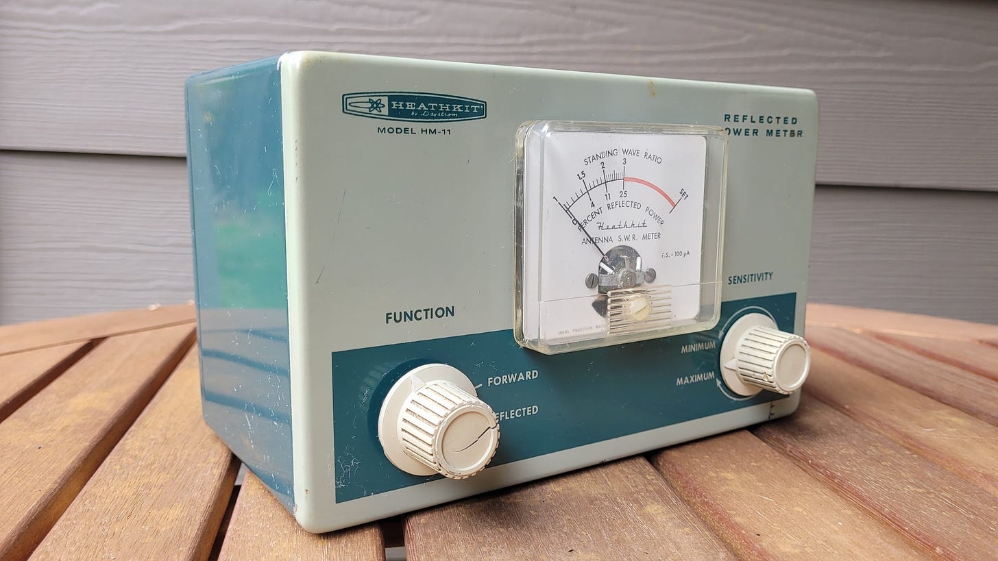 Vintage Heathkit HM-11 meter