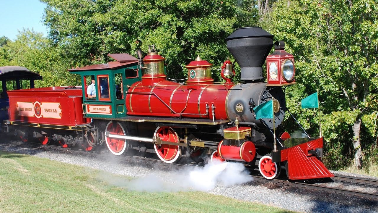 Walt Disney World Railroad at Magic Kingdom - YouTube