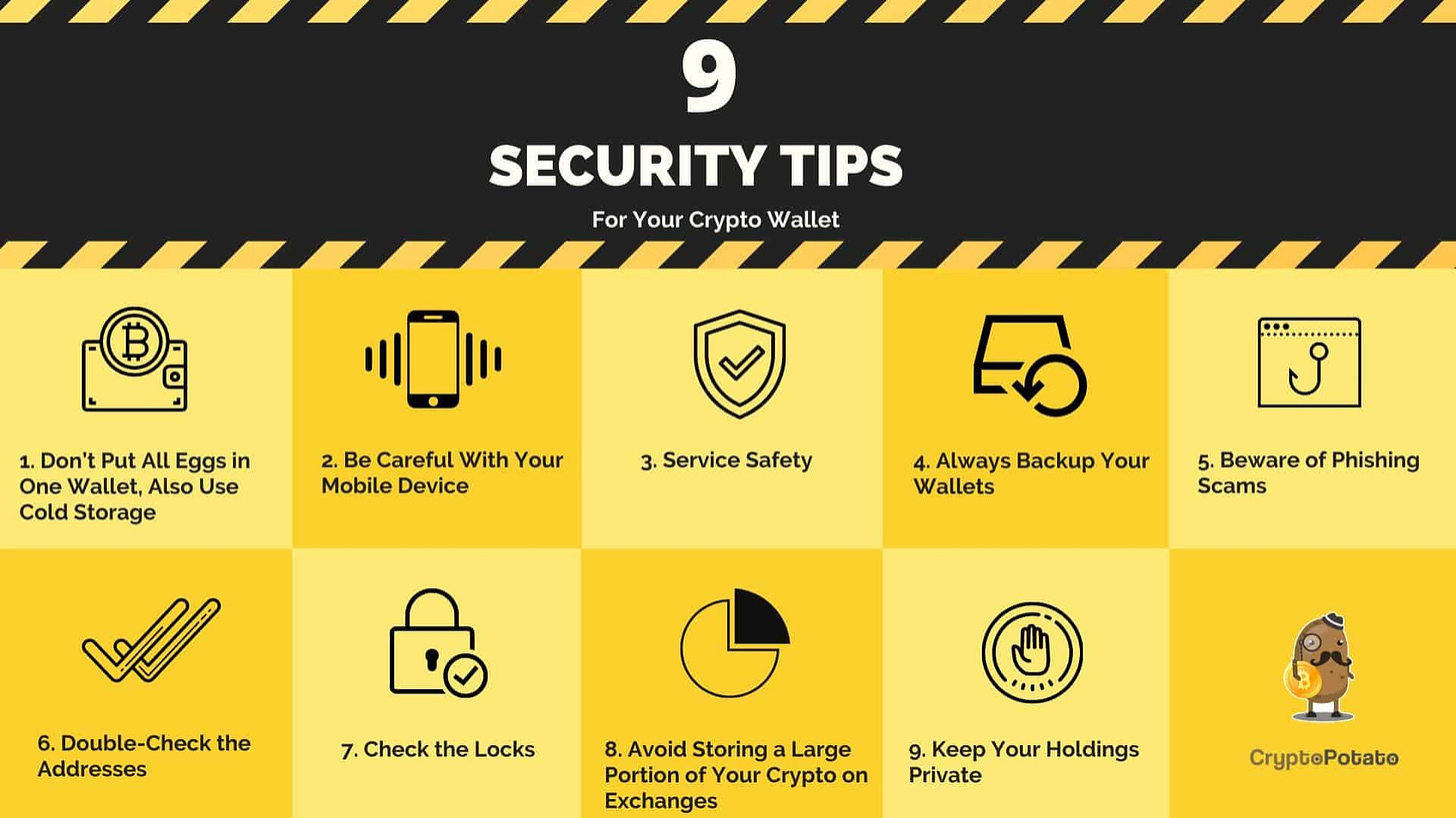 9 Tips For Securing Your Bitcoin and Crypto Wallets You Must Follow  (Updated 2024)