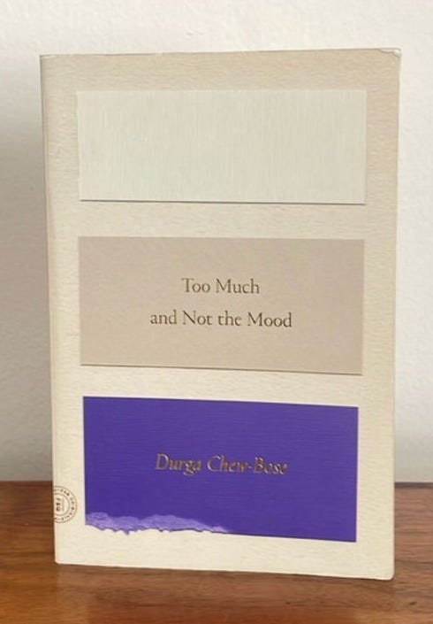 Too Much and Not the Mood by Durga Chew-Bose