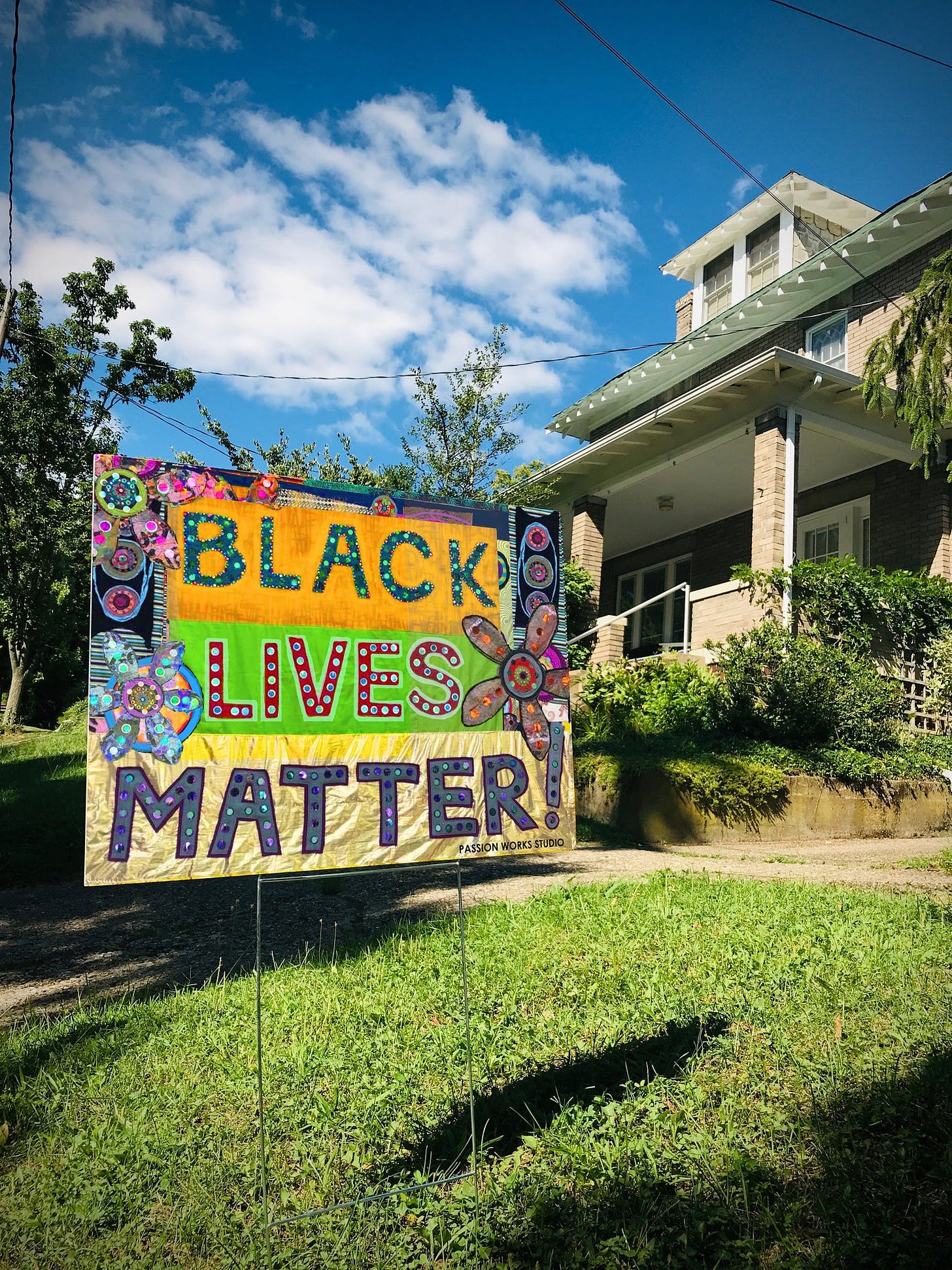 Black Lives Matter - BLM Yard Sign | Passion Works Studio
