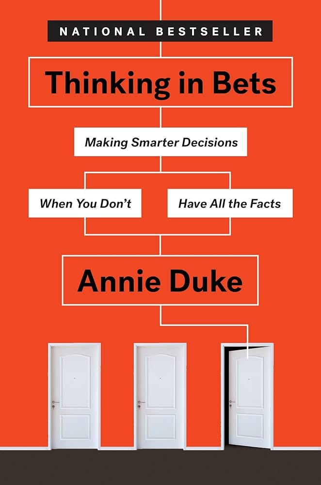 Thinking in Bets: Making Smarter Decisions When You Don't Have All the  Facts : Duke, Annie: Amazon.nl: Books
