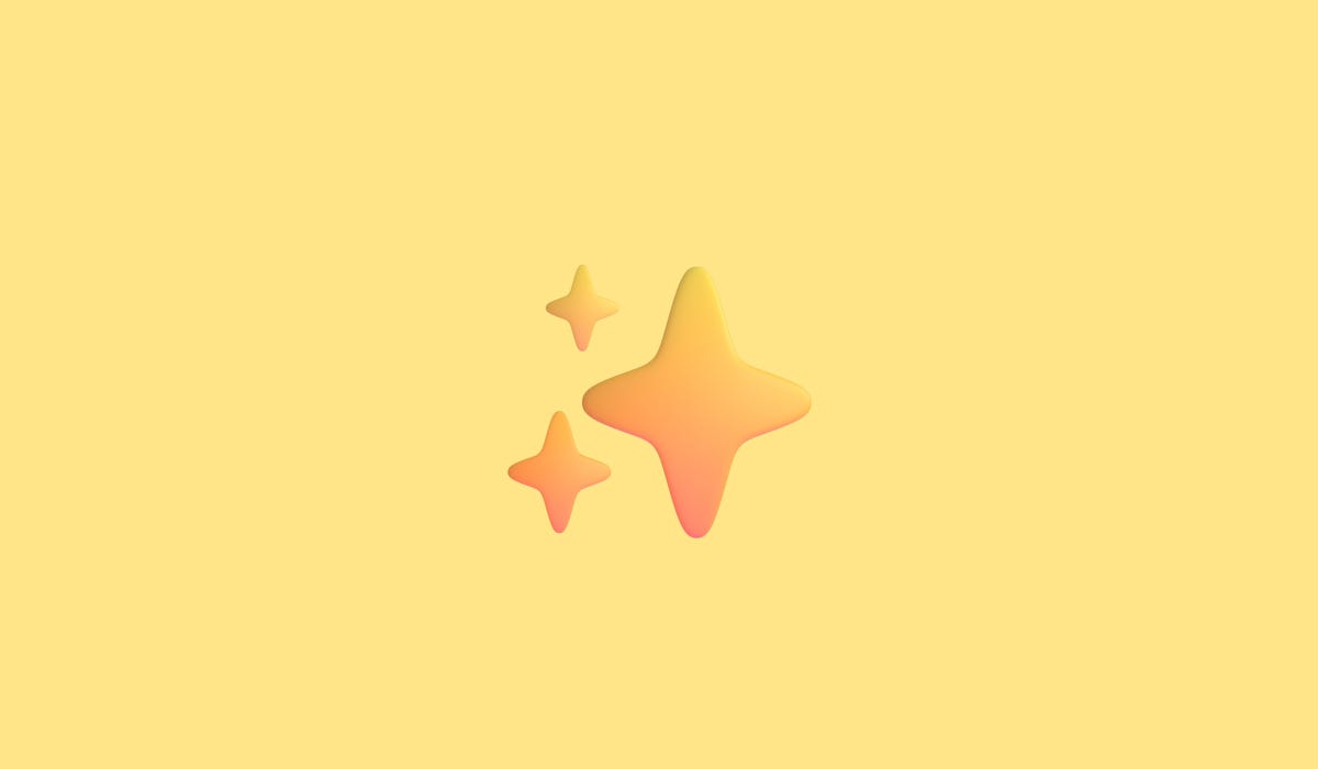 star emoji on a light yellow background