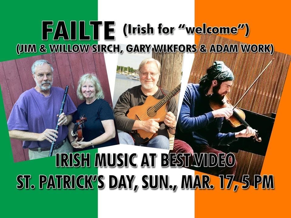 Failte—Irish Music at Best Video on St. Patrick's Day 2024, 17 March | Event in Hamden | AllEvents.in