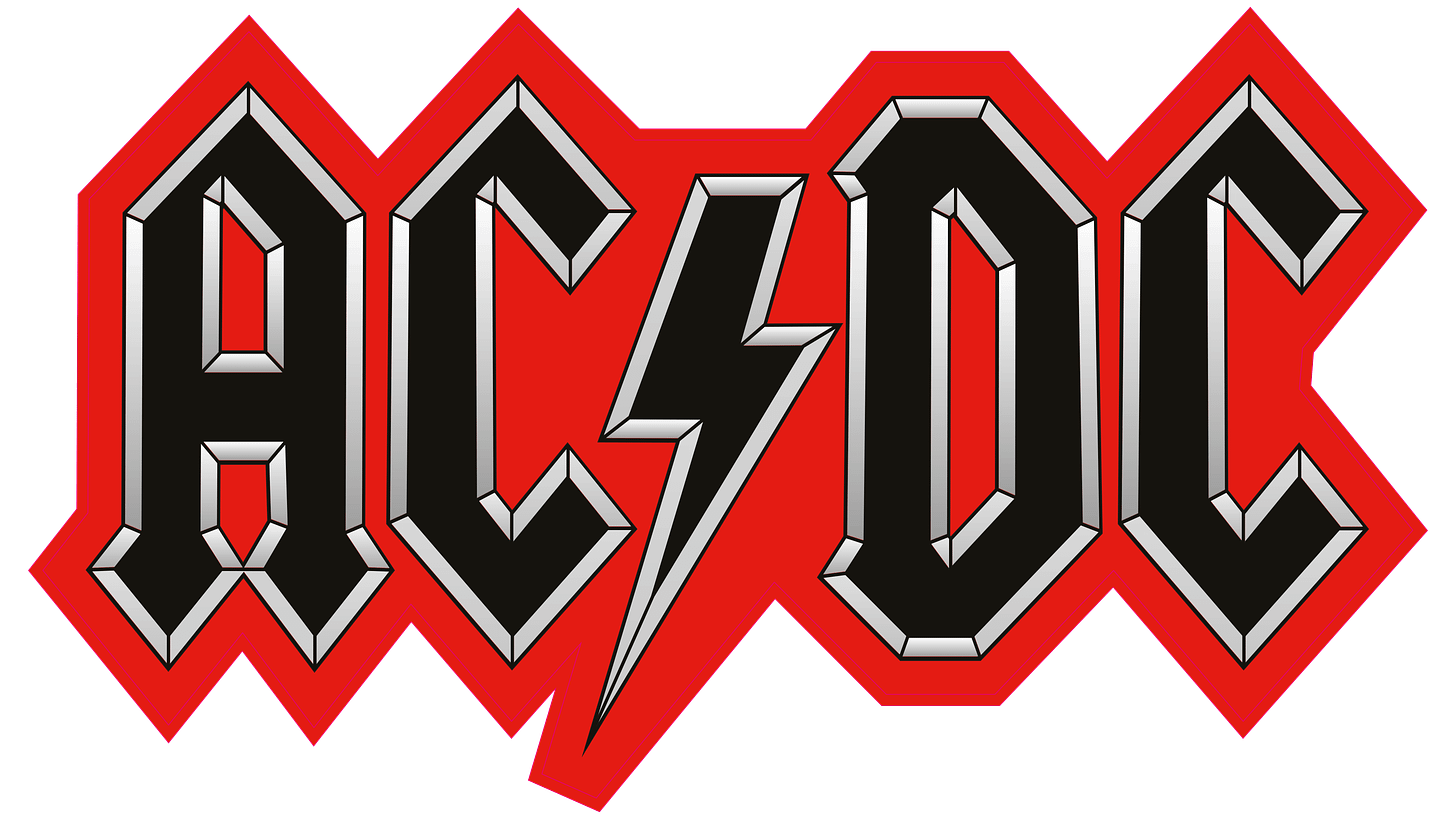 AC/DC Logo, symbol, meaning, history, PNG, brand