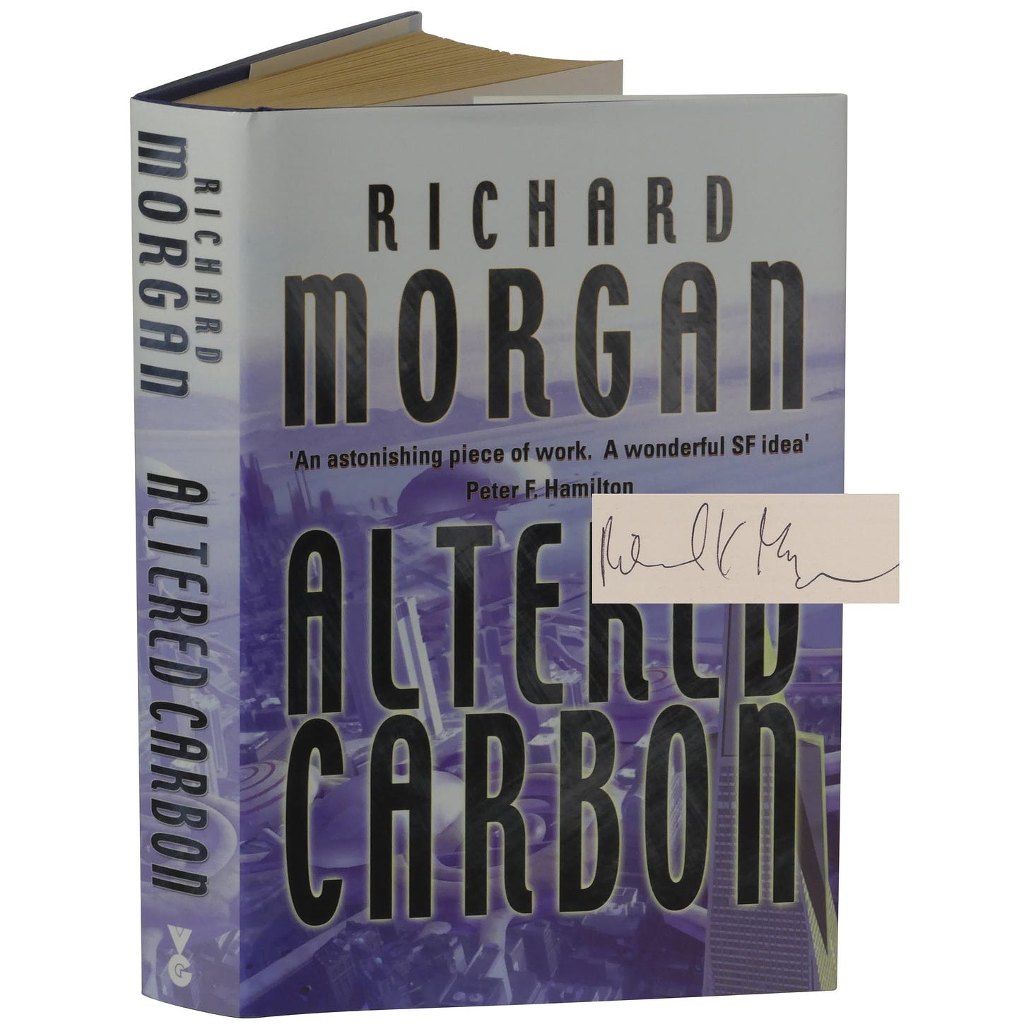First edition of Richard Morgan's Altered Carbon