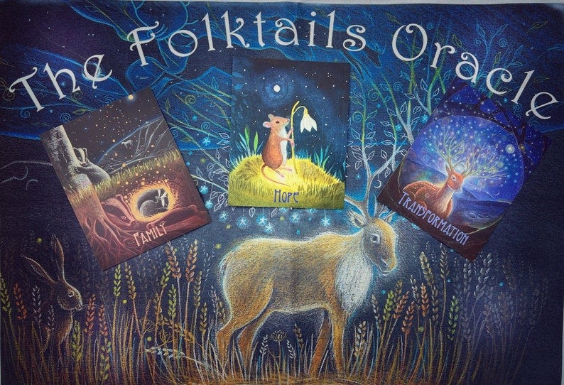 The Folktails Oracle By Hannah Willow. Tarot oracle set with image 7