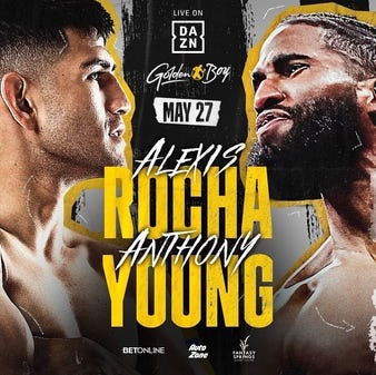 Alexis Rocha vs. Anthony Young, Rocha vs. Young | Boxing Bout | Tapology