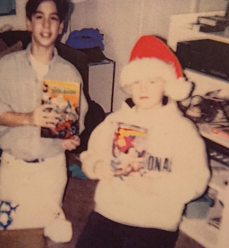 two boys in 1980s