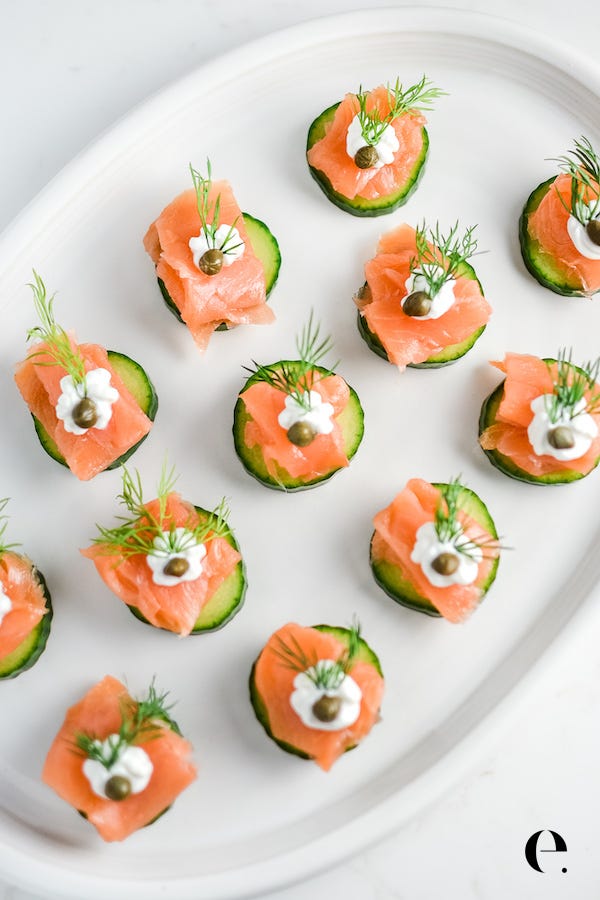 Elegant Healthy Smoked Salmon Appetizer Elizabeth Rider