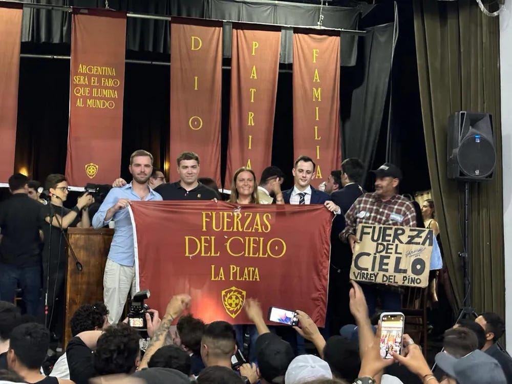 Las Fuerzas del Cielo: la nueva agrupación que se presenta como el brazo  armado de La Libertad Avanza