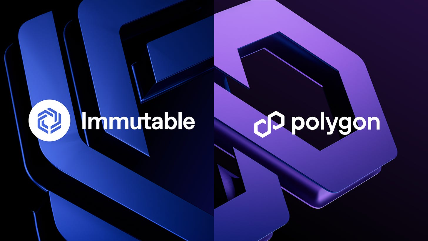 Introducing Immutable zkEVM Powered by Polygon: the Home of Gaming in Web3  in Partnership with Immutable