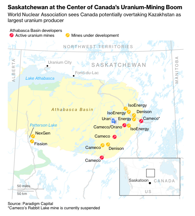 Canada Poised to Reclaim Top Spot as World's Largest Uranium Producer |  OilPrice.com