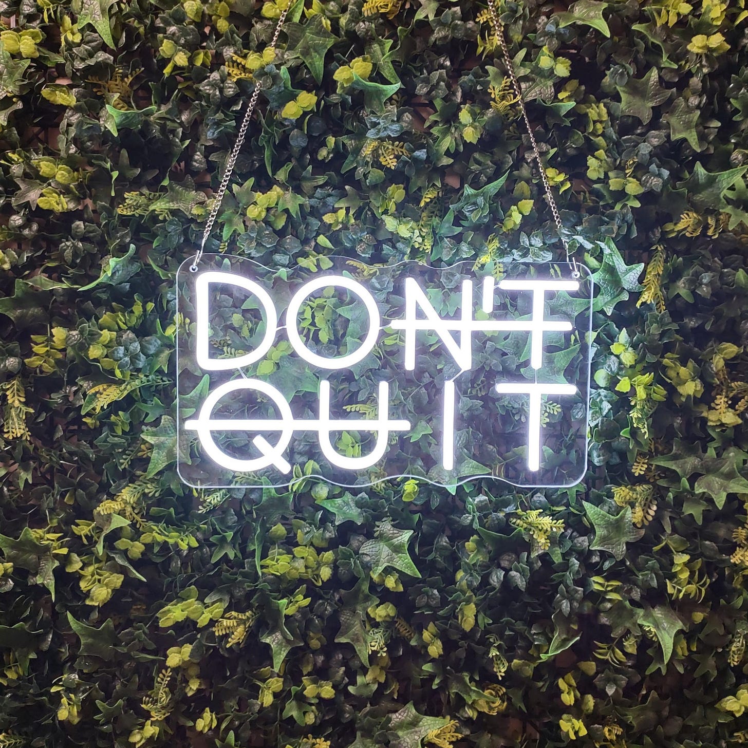 Don't quit