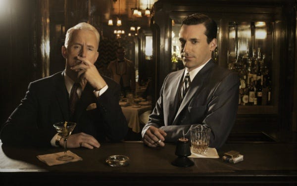 Drinking with Mad Men the Martini