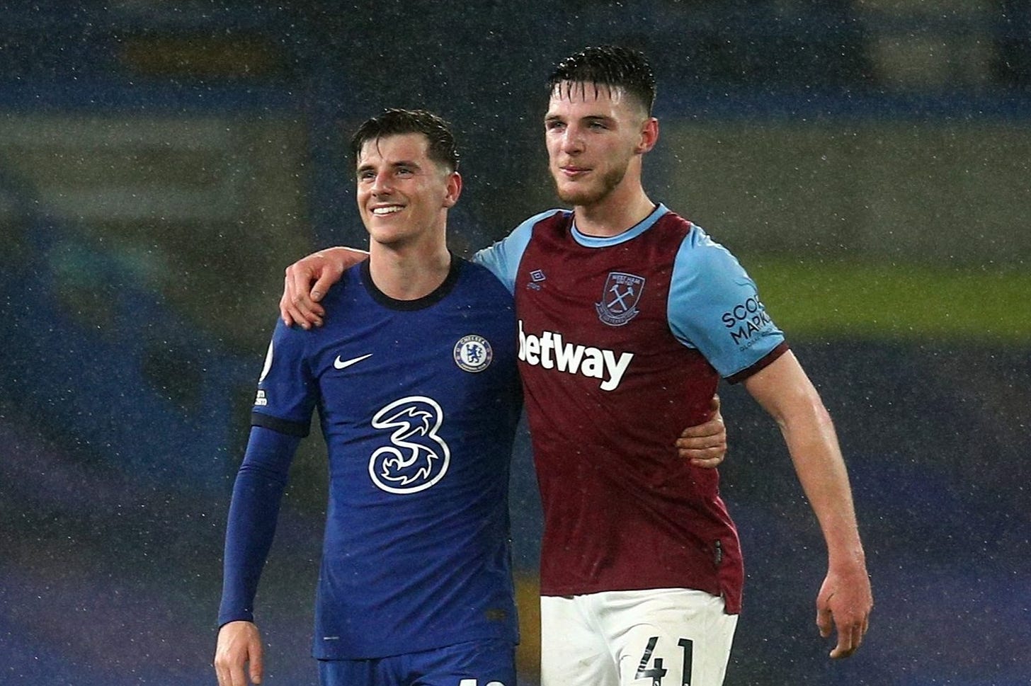 Mason Mount's father reveals story of Declan Rice's first day at Chelsea  and the close bond West Ham midfielder has with his son