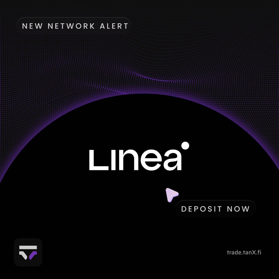 Deposit and withdrawal through Linea is now available on tanX