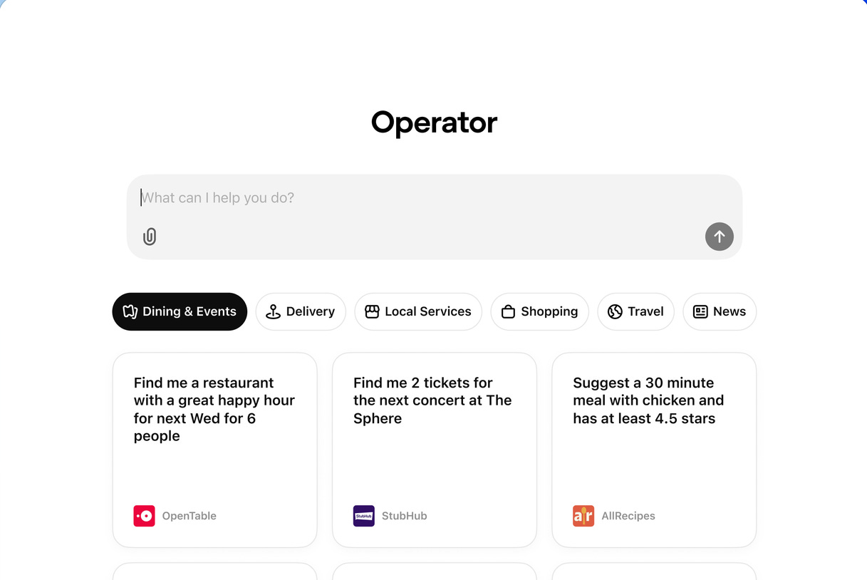 OpenAI Unveils New Agent Tool 'Operator' - The New York Times