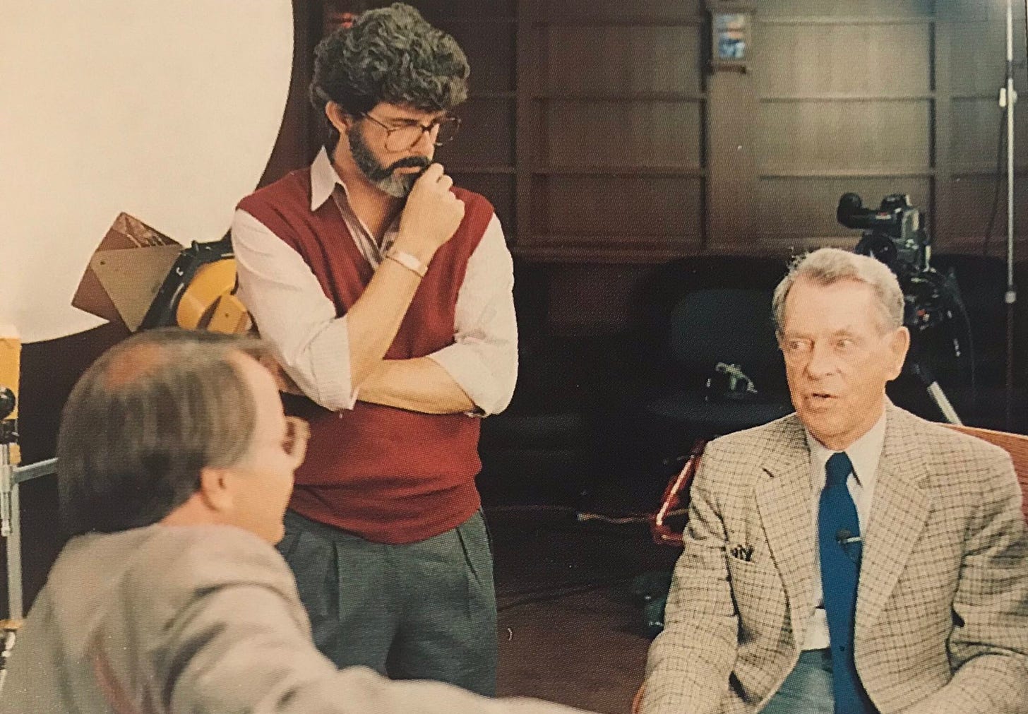 George Lucas and Joseph Campbell.