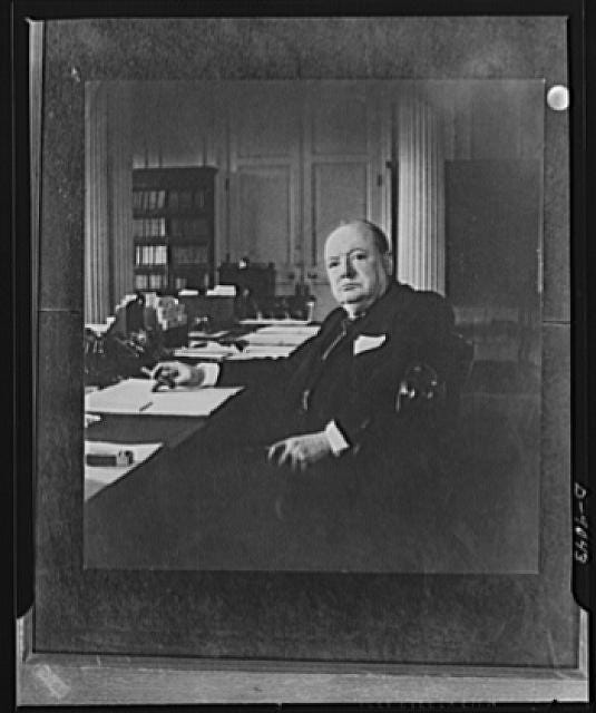 Prime Minister Winston Churchill's Never Give In speech, The Library of Congress