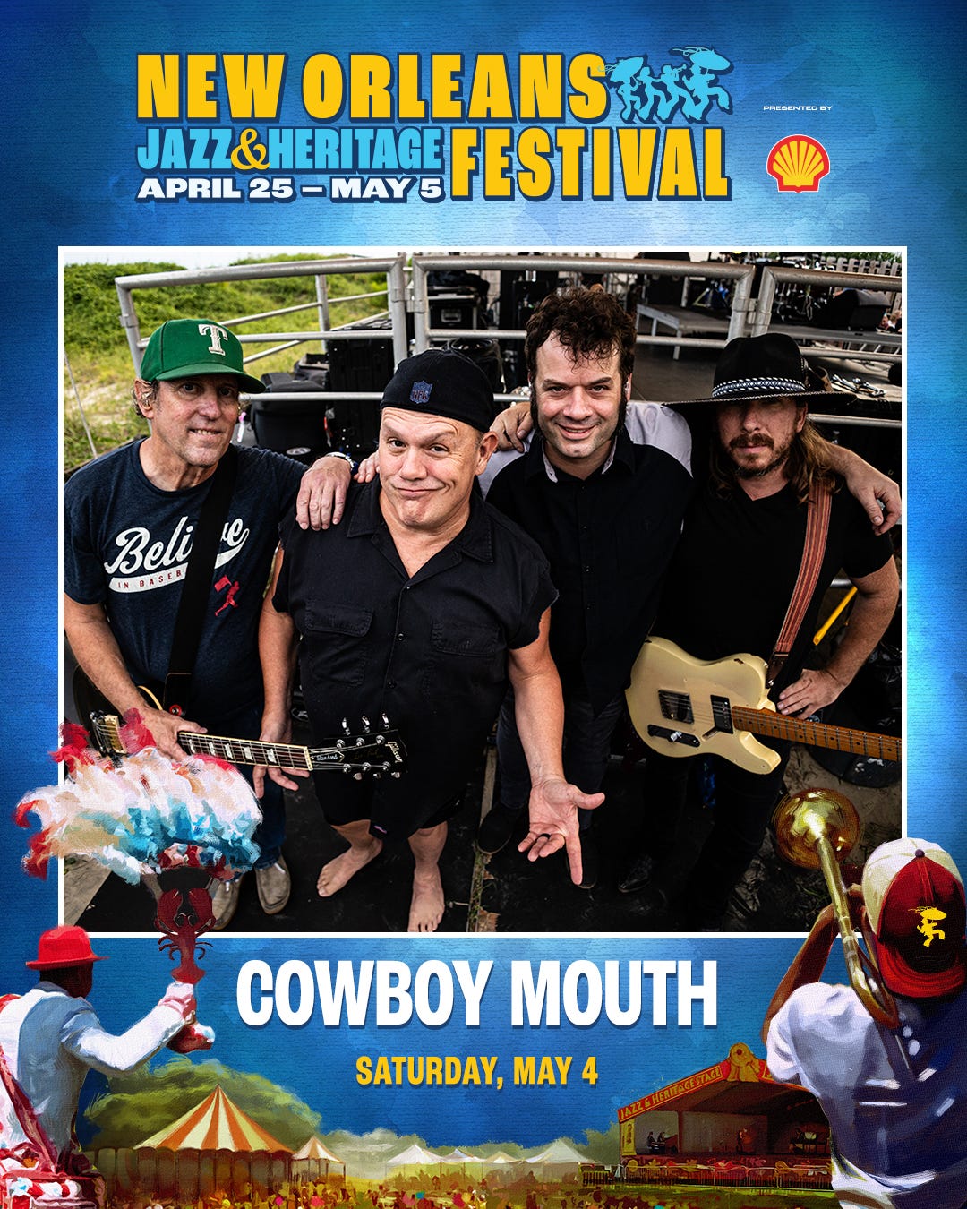 Cowboy Mouth and Jazz Fest 2024