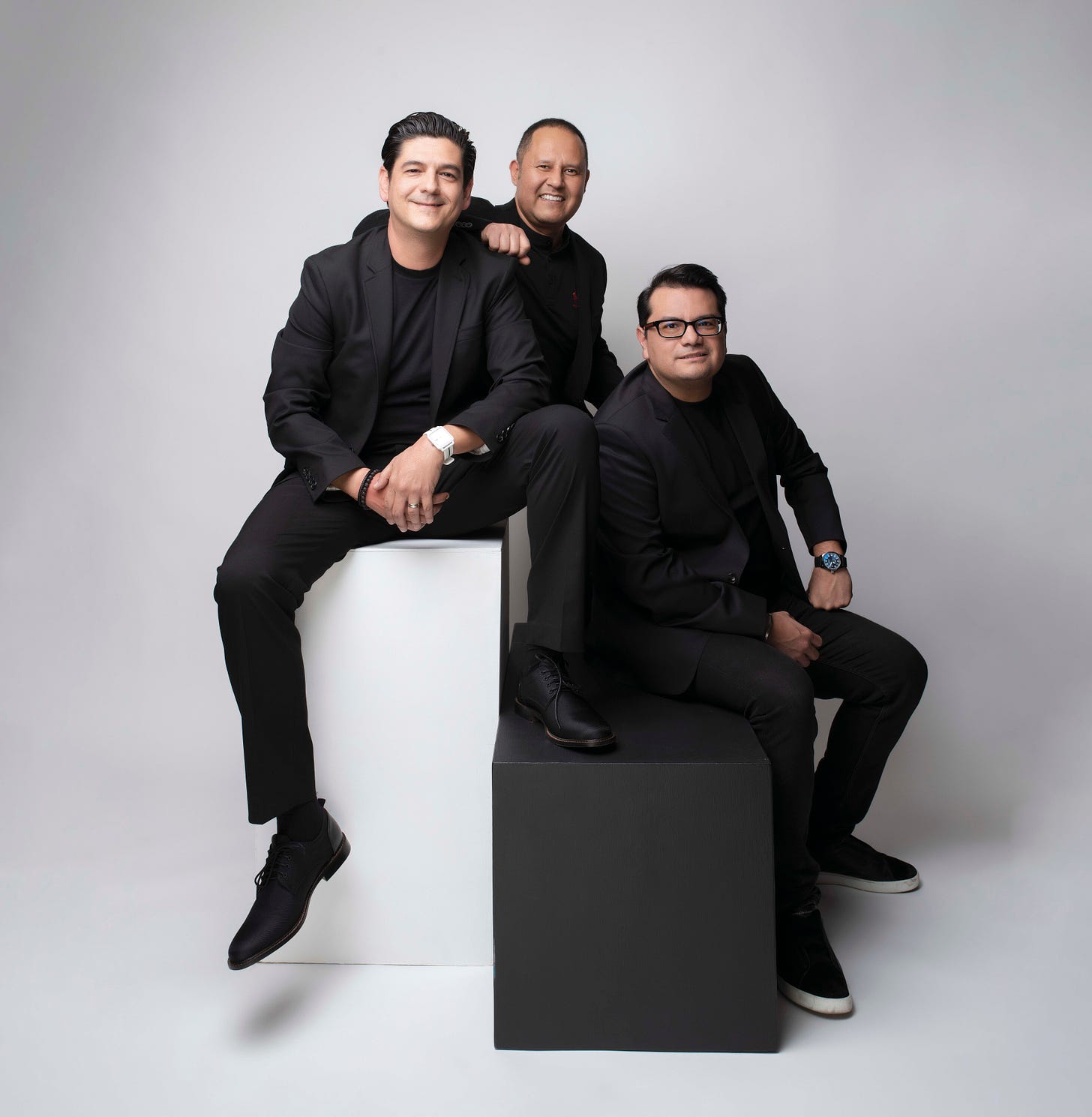 Kolonus Founding Team - Paco (left), Ángel (center), Humberto (right)