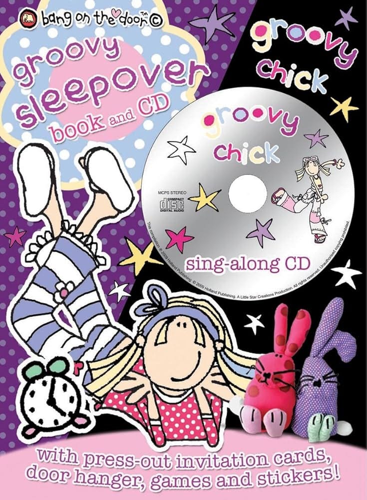 image of groovy chick sleepover set