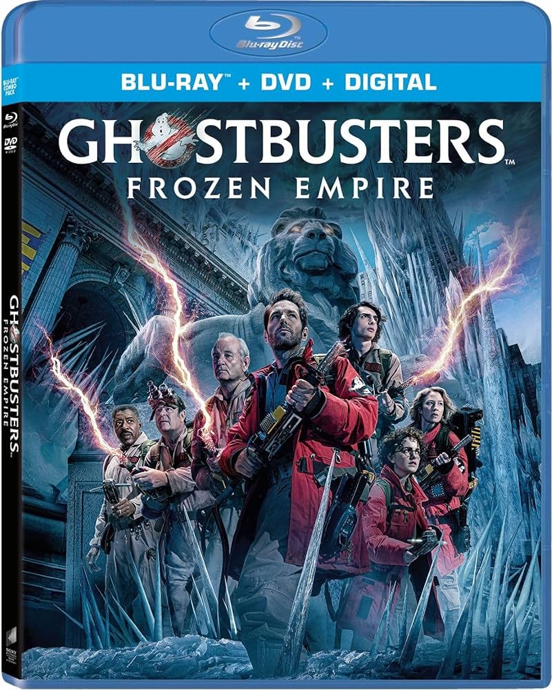 Amazon.com: Ghostbusters: Frozen Empire - BD/DVD Combo + Digital [Blu-Ray]  : Paul Rudd, Carrie Coon, Finn Wolfhard, Mckenna Grace, Kumail Nanjiani:  Movies & TV