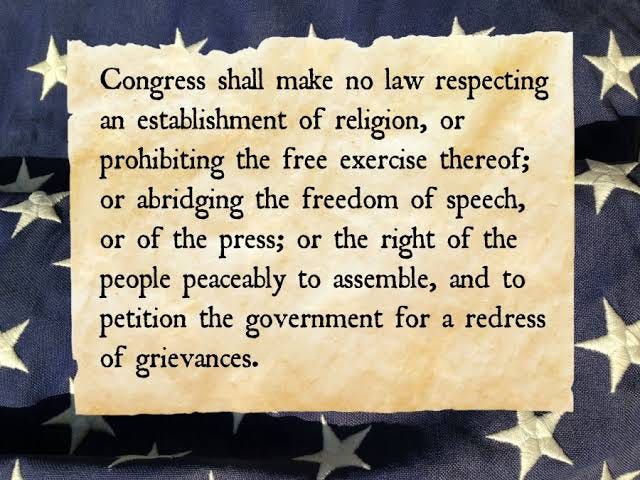 The First Amendment to the Constitution - History