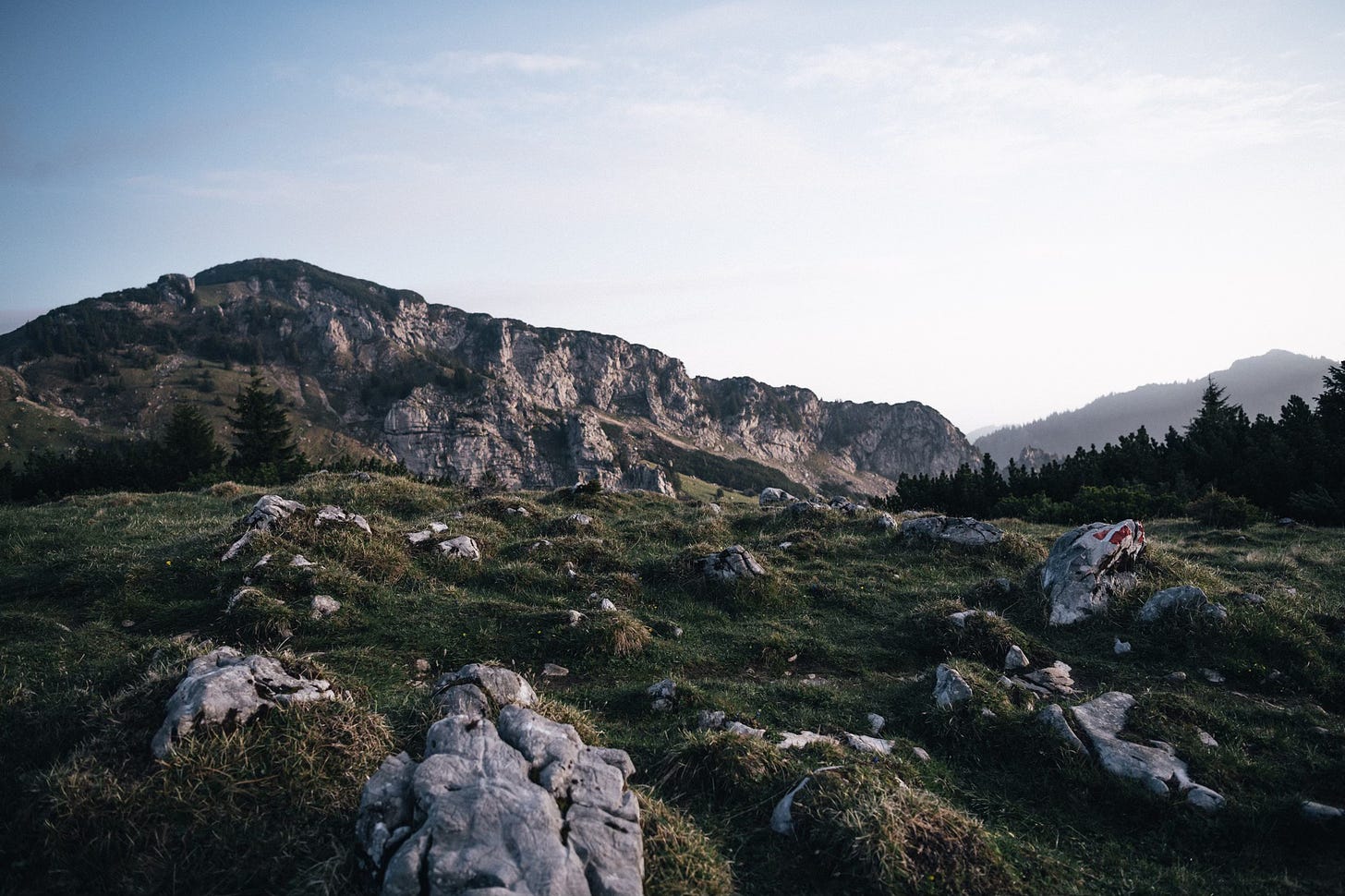 Mountain landscape Bavarian Alps