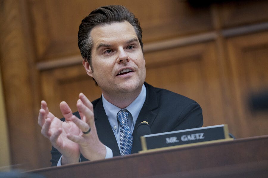 GOP senators are already balking at Trump AG pick Matt Gaetz - CSMonitor.com