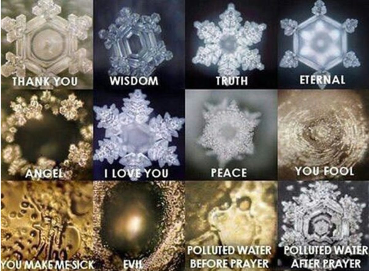 Flip the Script: Photographing Water Crystals — Masaru Emoto | by Andrea  Hylen | Medium