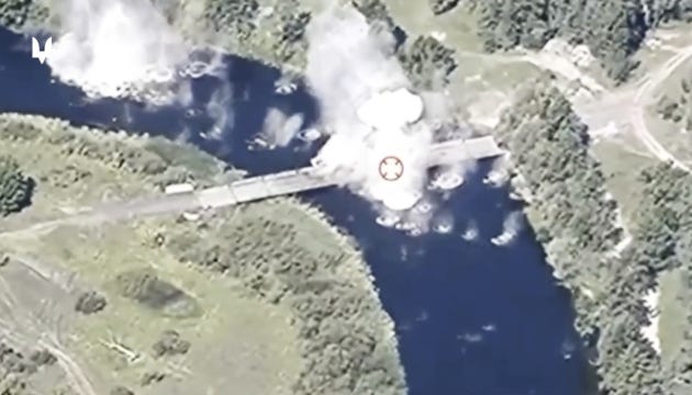 Special operations forces show how they destroy Russian pontoon crossings in Kursk region