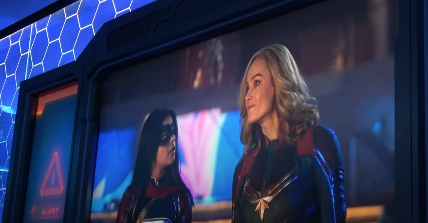 Iman Vellani's Ms. Marvel and Brie Larson's Captain Marvel