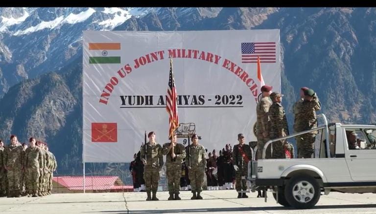 Indian, US Army conduct joint exercise 'Yudh Abhyas' in Uttarakhand 100 km  from LAC; See | India News