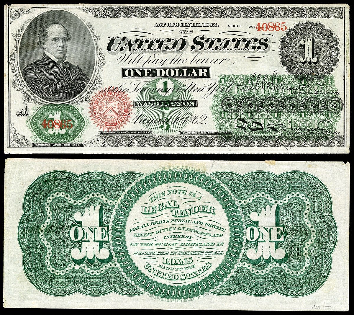 Greenback (1860s money) - Wikipedia