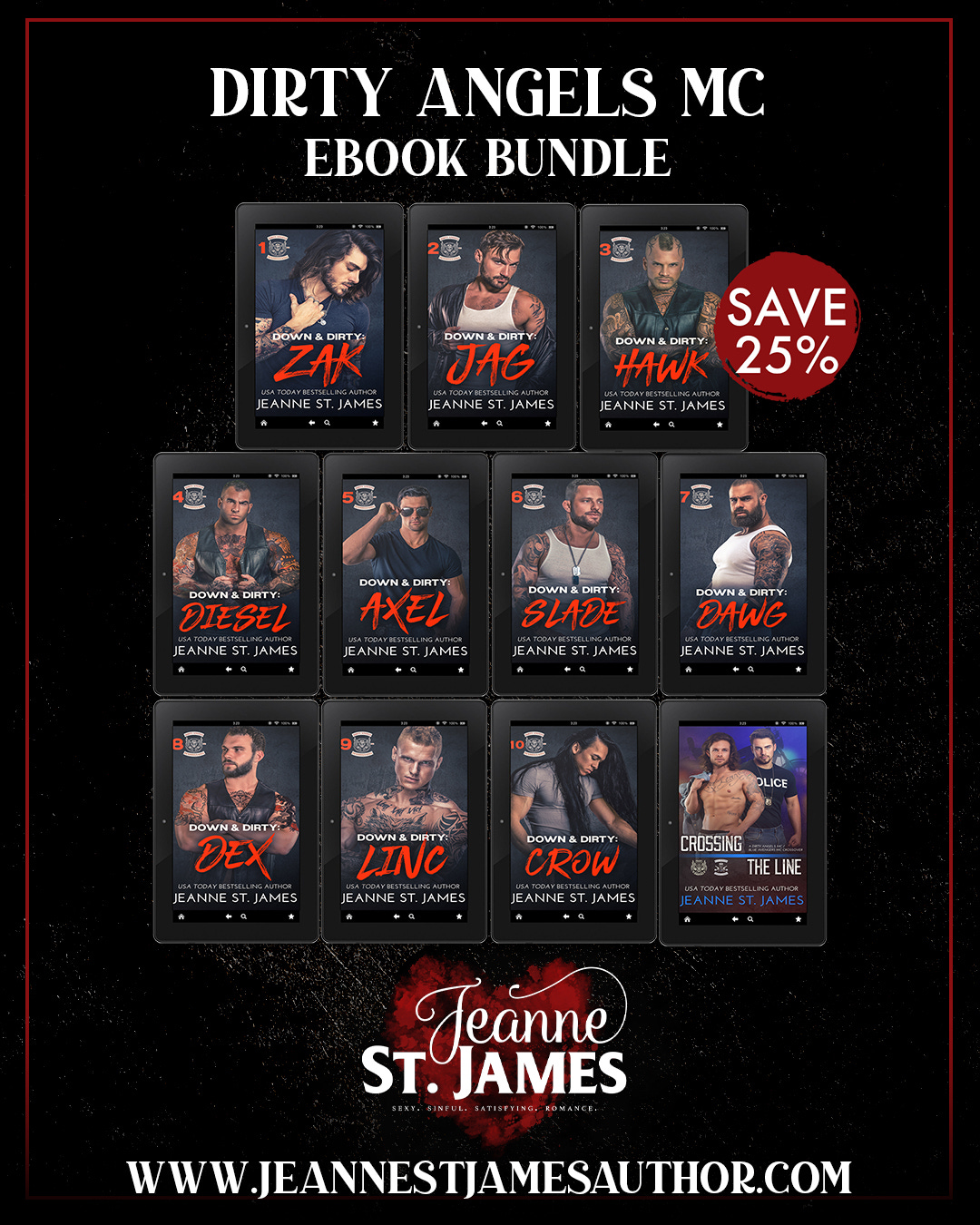 Dirty Angels MC ebook bundle