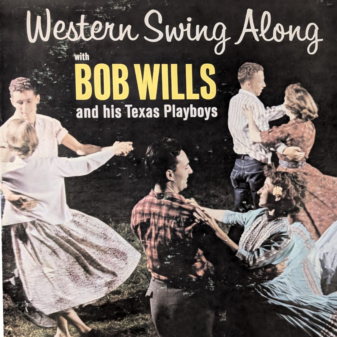 western swing with bob wills and his texas playboys album cover