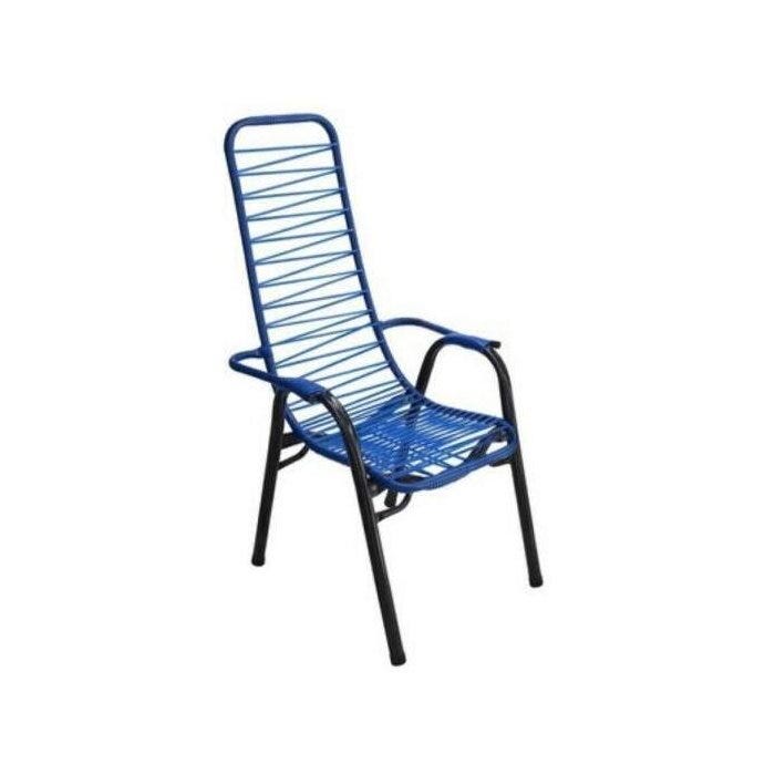 Cadeira de Área Reforçada de Fio Azul Fortmix - 1