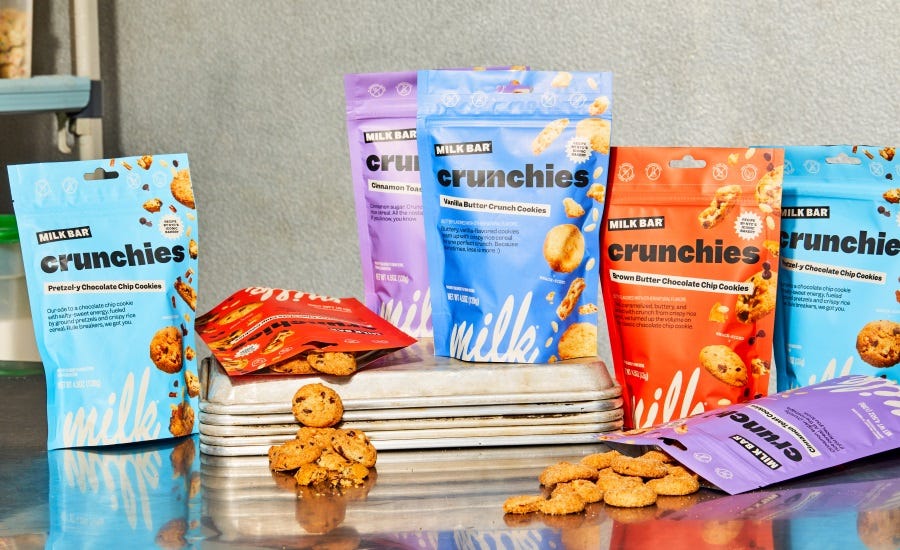 Milk Bar debuts cereal-packed crunchies and ready-to-bake cookie dough in  grocery stores | Snack Food & Wholesale Bakery