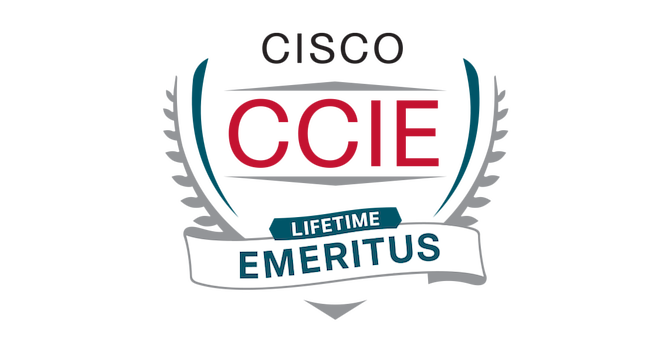 CCIE Lifetime Emeritus - Enterprise Infrastructure - Credly